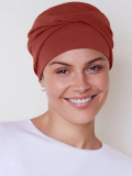 Turban-Mütze Viva Câlin Christine Headwear aus Baumwolle/Viskose, weich und atmungsaktiv, für empfindliche Kopfhaut (Alopezie, C