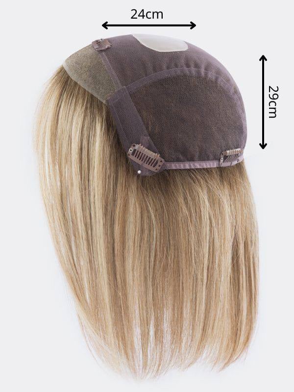 Volumateur Orbit Ellen Wille aus Remy Hair Echthaar, langer Bob 28–34 cm, unsichtbarer Stirnrand, Grundierung 29x24 cm