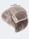 Volumateur Close Top Power 29x22 cm: leichter und unsichtbarer Synthese-Topper, Clip-Befestigung, Ansatz-Effekt (Rooted) oder St