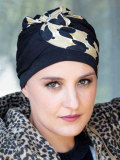 Turban Venus MM Paris aus Bambusfaser, geknoteter Stoff für schönes Volumen, weich, leicht, UV-Schutz, ultra-stilvolle Farbe