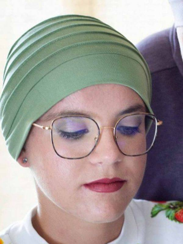 Turban Lola Doublé MMParis aus Bambusfaser, plissiert, gefüttert, ultra weich und atmungsaktiv