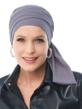 Foulard Mayte Gisela Mayer aus Viskose, trendige Muster, zum Binden auf einem Turban oder allein zu tragen
