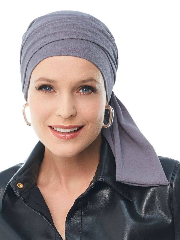 Foulard Mayte Gisela Mayer aus Viskose, trendige Muster, zum Binden auf einem Turban oder allein zu tragen