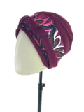 Set Maya — Turban-Mütze mit wendbarem Haarband (95% Viskose)