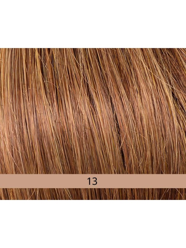 Perücke Duo Firenze Gisela Mayer: kurzer Schnitt mit Pony, unsichtbare Frontbordüre, 30% Remy Hair und Thermofaser.
