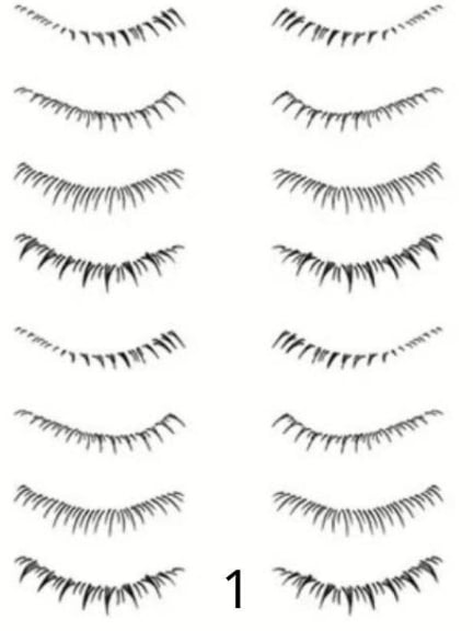 Tragen Sie Wimpern-Tattoos zum Aufkleben in 3 s auf – natürliche untere Wimpern, wasserfest