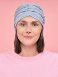 2-in-1-Haarkrone im Bob-Schnitt: hitzebeständiger synthetischer Nacken, verstellbares Stirnband für Turban, Tuch oder Mütze