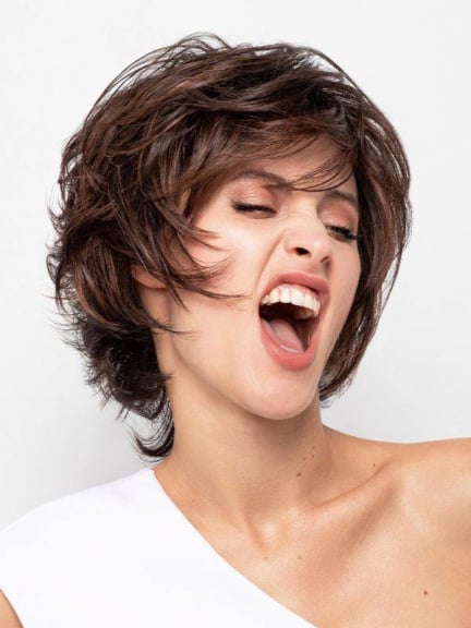 Sun Easy — Kurze Perücke im Messy-Look, natürliches Volumen | Gisela Mayer
