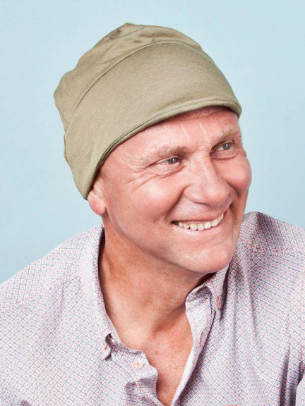 Men's Cap - bequeme Chemo-Kappe mit verstärktem Schirm, atmungsaktives Gewebe