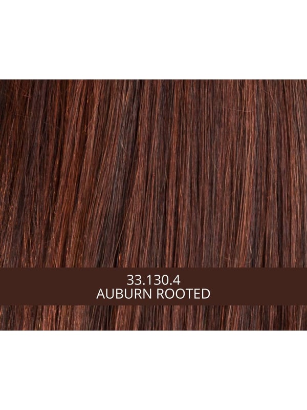 Perücke Ellen Wille Alive Mono Part halblang gestuft, natürlicher Effekt mit dunklen Ansätzen (rooted) und Balayage (mix).