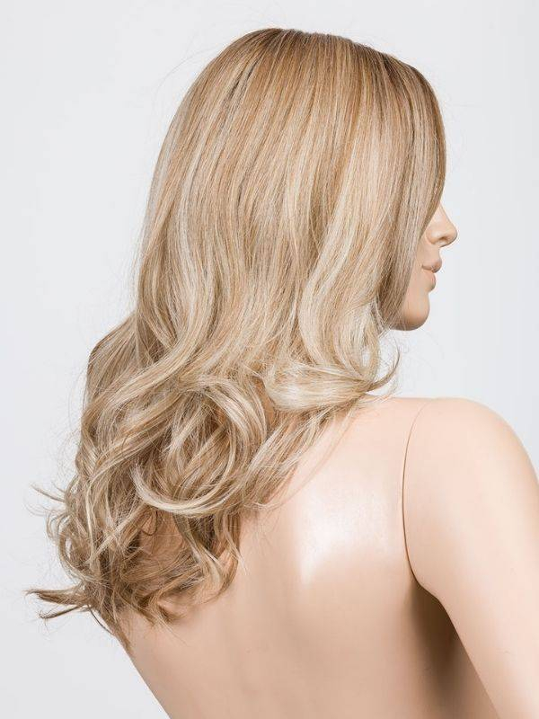 Perücke Diva Mono Part Ellen Wille: lang und wellig, luftige Locken, extrabreites Kinotulle, Thermofaser 130°C.