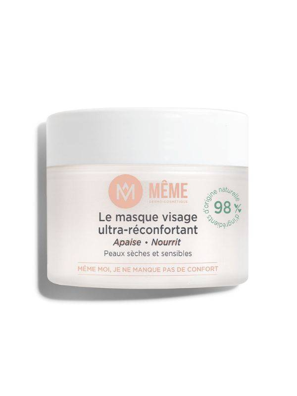 MÊME Ultra-Beruhigende Gesichtsmaske 50ml, beruhigende und nährende Pflege für empfindliche, trockene und reaktive Haut