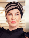 Turban Hindi Bambou Christine Headwear aus Caretech®-Bambusviskose, elegante und bequeme Mütze für Alopezie oder Chemo.