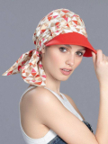 Kappe Capri Ellen Wille aus atmungsaktiver Baumwolle mit Knotenband, 2-in-1-Accessoire für den Sommer