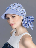 Kappe Capri Ellen Wille aus atmungsaktiver Baumwolle mit Knotenband, 2-in-1-Accessoire für den Sommer