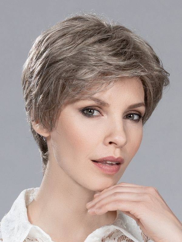 Perücke Apart Mono Hair Power: elegante gewellte Frisur, Volumen im Hinterbereich, dunkler Ansatz-Effekt (Rooted) oder gesträhnt