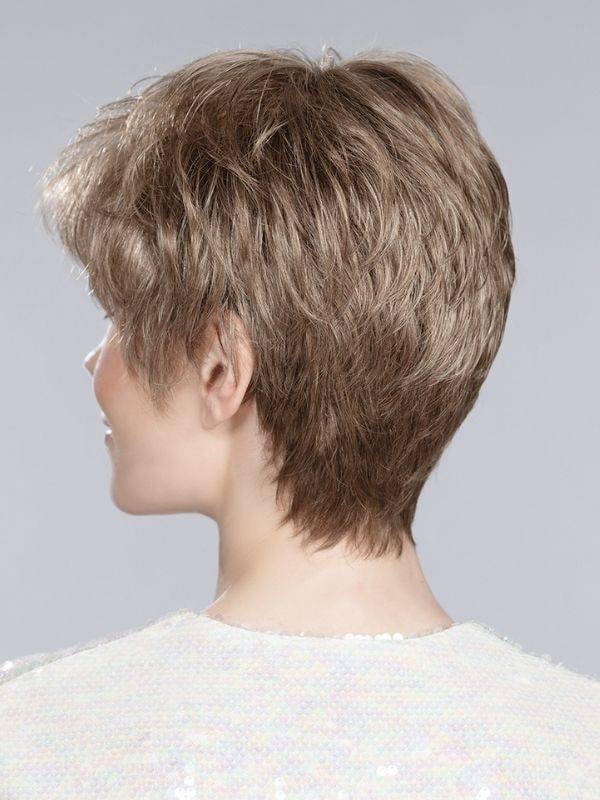 Carol Ellen Wille Perücke kurz mit dunklen Wurzeln und feiner Balayage