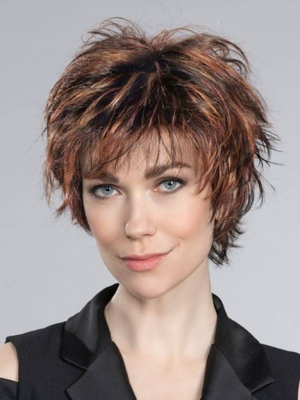 Click Perücke Haarkraft - trendiger Schnitt mit dunklen Wurzeln und Balayage