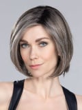 Perücke Elite Mono Part: glatter mittellanges Bob, verstellbarer Pony dank Kinotulle, natürlicher Effekt, Rooted/Mix-Farben