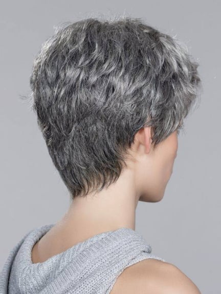 Foxy Small Perücke kurz gestuft mit dunklen Wurzeln und Balayage Akzenten