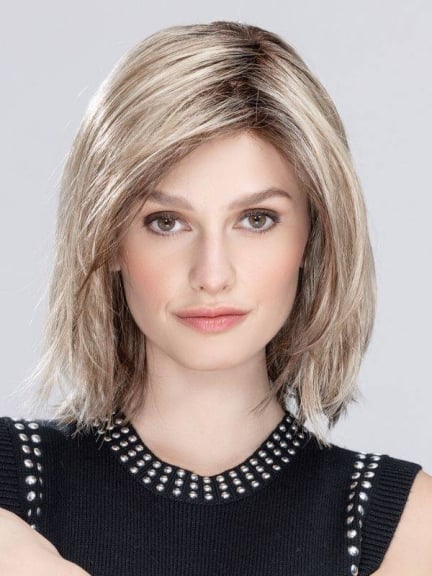 Limit Mono Part Perücke Haarkraft dunkle Wurzeln mit Balayage und jugendlicher Schnitt