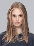 Perücke Ellen Wille Sleek Mono Part: langes gestuftes Haar, synthetische Thermofaser 130°C und unsichtbare Stirnkontur X