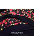 Turban Doris MMParis aus zweifarbiger Bambusfaser, Hütchen-Stil, leicht anzuziehen für natürliches Volumen