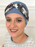 Stirnband Jane MM Paris mit trendigen Mustern, Einheitsgröße, ideal um eine einfarbige Mütze wie den Turban Lola aufzuwerten