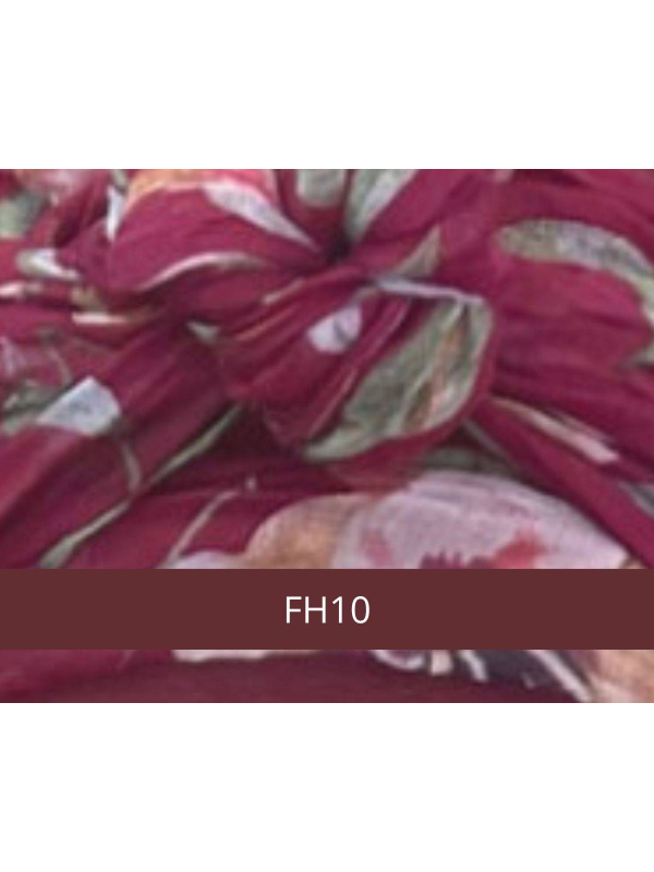 Foulard Hippie MM Paris aus Viskose, lebhafte Farben und Muster, leicht und einfach zu knoten, um Ihre Looks zu verschönern