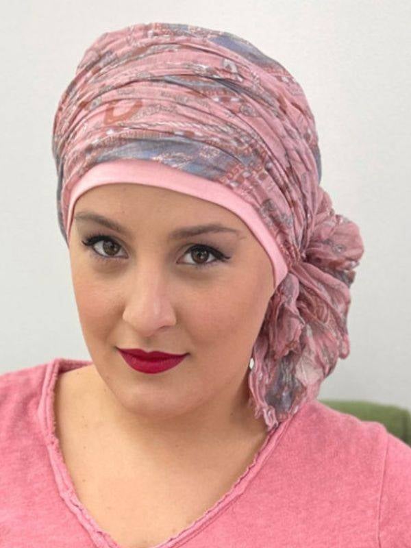 Hippie-Tuch MM Paris aus Viskose, lebhafte Farben und Muster, leicht und einfach zu binden, um Ihre Looks zu verschönern