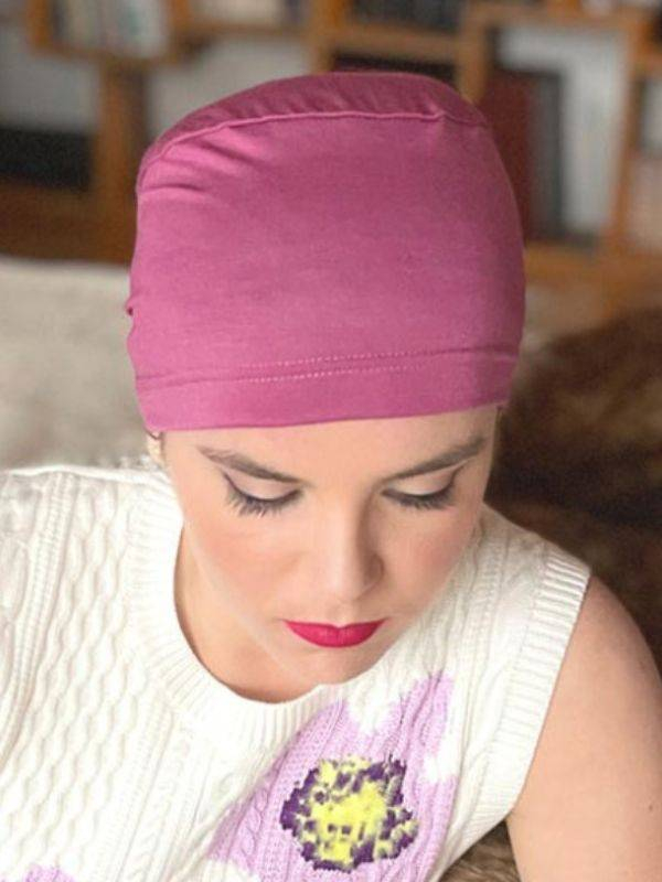 Turban Roméo MMParis aus Rayon: einfache Mütze, sehr leicht und weich, mit einem Tuch zu kombinieren, ideal für Tag und Nacht