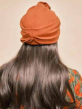 Bonnet Cross — nahtloser Turban, elegante Farben, Einheitsgröße 52–58. Probieren Sie ihn aus!