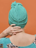 Mütze Baby Doll Les Franjynes aus geprägter Baumwolle, thermoregulierende Innenfütterung OEKO-TEX und UV-Schutz SPF40+
