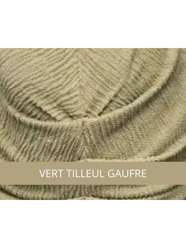 Baby Doll Mütze Les Franjynes aus geprägter Baumwolle, thermoregulierende OEKO-TEX-Innenfütterung und UV-Schutz SPF40+