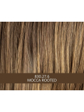 Perücke Carrie Perucci: langes, glattes Haar mit Pony, glamouröser Natureffekt und leichte Bewegung.