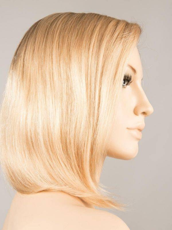 Perücke Yara Mono Ellen Wille: mittellanges Quadrat aus natürlichem Remy-Haar, Monofilament-Basis und unsichtbarer Umrandung für