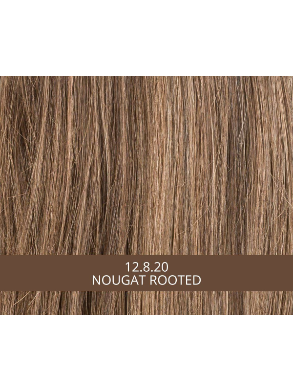 Perücke Delicate Plus: mittellanger Bob 26 cm aus natürlichem Remy Hair, dezentes Kinofilm-Tüll, natürliche Bewegung
