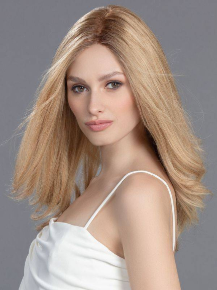 Gemma Mono - lange Perücke aus 100% Echthaar, Monofilament-Haarteil