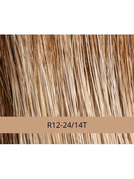 Perücke Chloé: mittelgroße Locken und Pony, NJ-Faser und Anti-Rutsch für einen natürlichen Look.