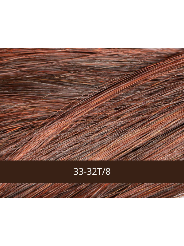 Perücke Kim NJ Création halblang gelockt, synthetische Faser mit natürlichem Effekt, voluminöser Pony und medizinischer rutschfe