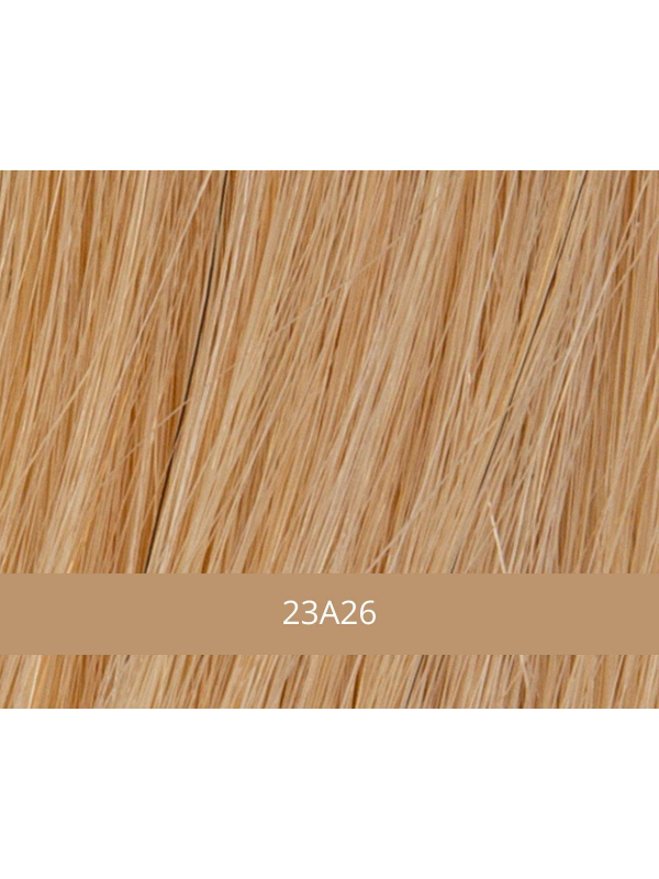 Perücke Georgia NJ Création: langes, glattes Haar aus 100% natürlichem Rémy Hair, dezente Spitzenfrontpartie, medizinischer Trag