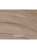 Bandeau Karma aus gefaltetem Bambus: voluminöser Effekt, weich, leicht und atmungsaktiv, zu tragen über Turban oder Haaren.