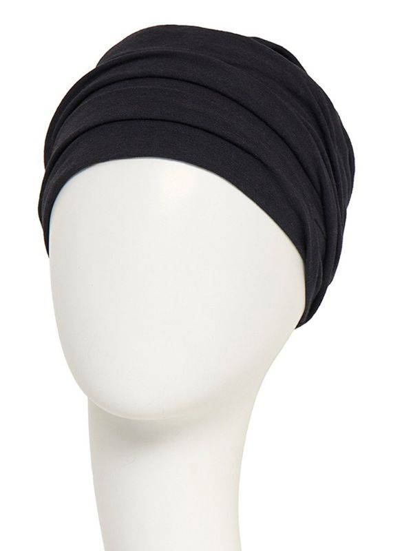 Turban-Mütze Viva Câlin Christine Headwear aus Baumwolle/Viskose, weich und atmungsaktiv, für empfindliche Kopfhaut (Alopezie, C