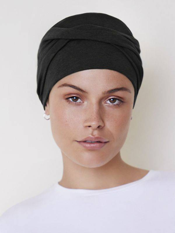 Turban-Mütze Viva Câlin Christine Headwear aus Baumwolle/Viskose, weich und atmungsaktiv, für empfindliche Kopfhaut (Alopezie, C