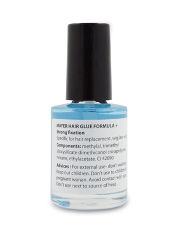 Haarklebeglue Glue Medium blau 13 ml: mittlere Fixierung 8–15 Tage, wasserbeständig, ideal für Perücken und Haarteile