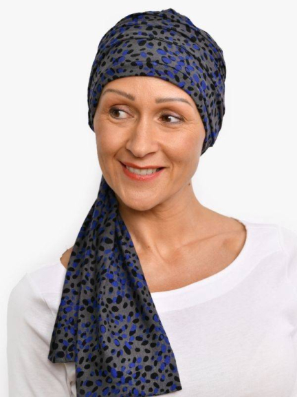 Liz, Turban aus weicher und rutschfester Viskose — nahtlos, waschbar bei 30°C