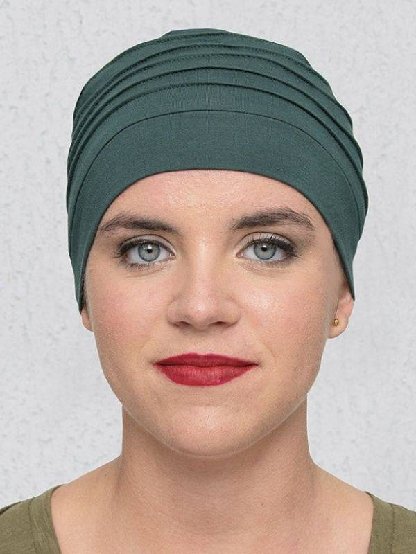 Turban Lola Doublé MMParis aus Bambusfaser, gefaltet, gefüttert, ultraweich und atmungsaktiv