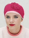 Stirnband Vélia MMParis aus Spitze, allein oder über einem Turban getragen – schickes und glamouröses Accessoire für den Winter