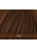 Volumateur Extra Long HH Filler Gisela Mayer: 100% Echthaar 45 cm, transparentes Monofilament, Pony 20 cm, diskrete Dichte