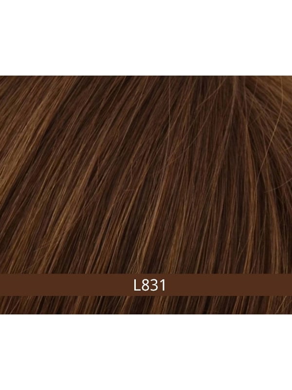 Volumateur Extra Long HH Filler Gisela Mayer: 100% Echthaar 45 cm, transparentes Monofilament, Pony 20 cm, diskrete Dichte